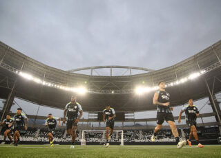 Botafogo treina para jogo carregado de elementos peculiares contra o Palmeiras. Foto: Vítor Silva/Botafogo